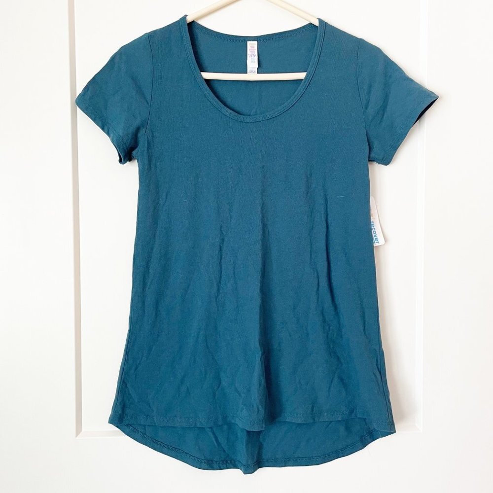 NEW LuLaRoe Women’s Teal Classic T Size XXS